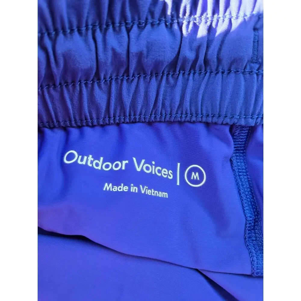 Outdoor Voices Lightspeed 3” Pace Skort Size Medium Blue NWOT - Picture 6 of 7